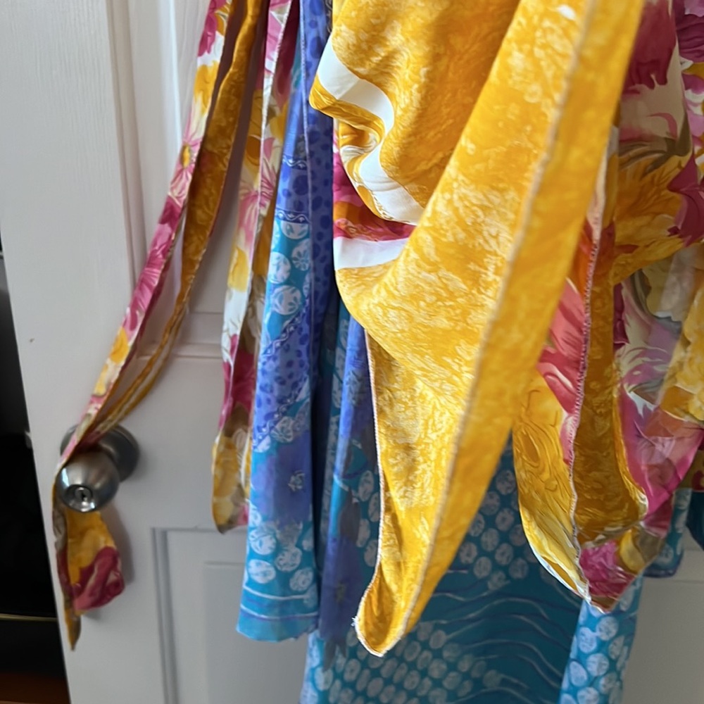 Multi Colored Reversible Beach Wrap Boola - image 4